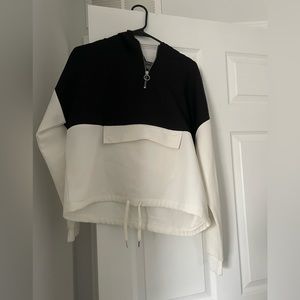 White and black jacket /hoodie